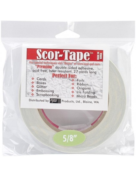 Scor-Tape Cinta de doble cara 5/8"