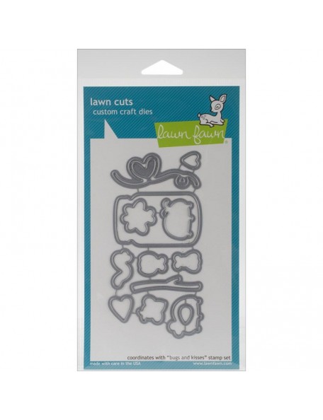 Lawn Fawn Cuts Custom Craft Die, Bugs & Kisses