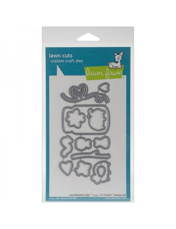 Lawn Fawn Cuts Custom Craft Die, Bugs & Kisses