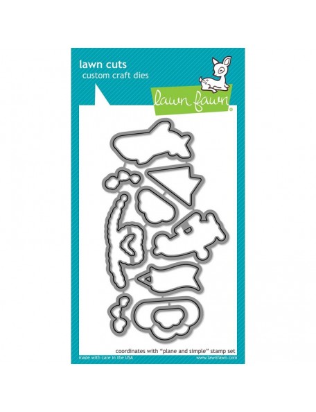 Lawn Fawn Cuts Custom Craft Die, Plane & Simple