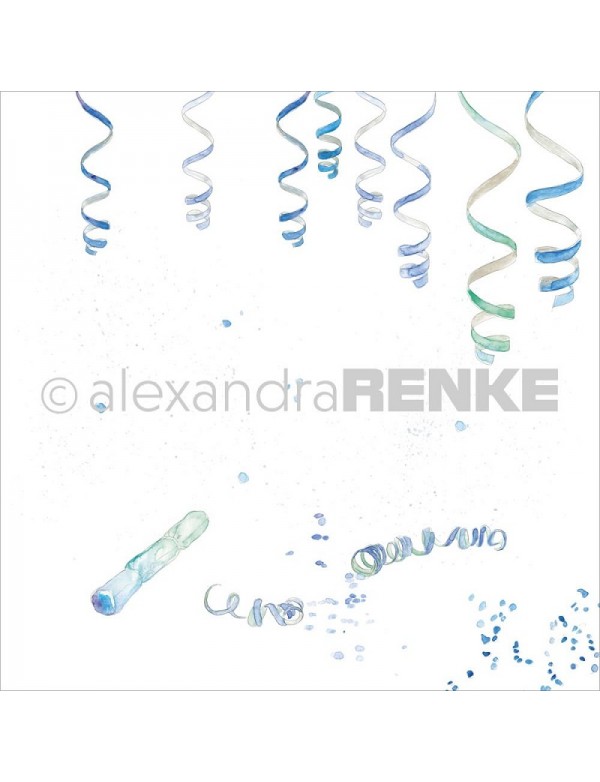 Papel Party Confetti Blue - "Circus", Alexandra Renke