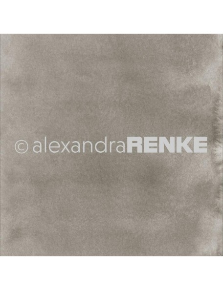 Alexandra Renke Cardstock de una cara 30,5x30,5 cm, Mimi's Basic Dark Mud Watercolor