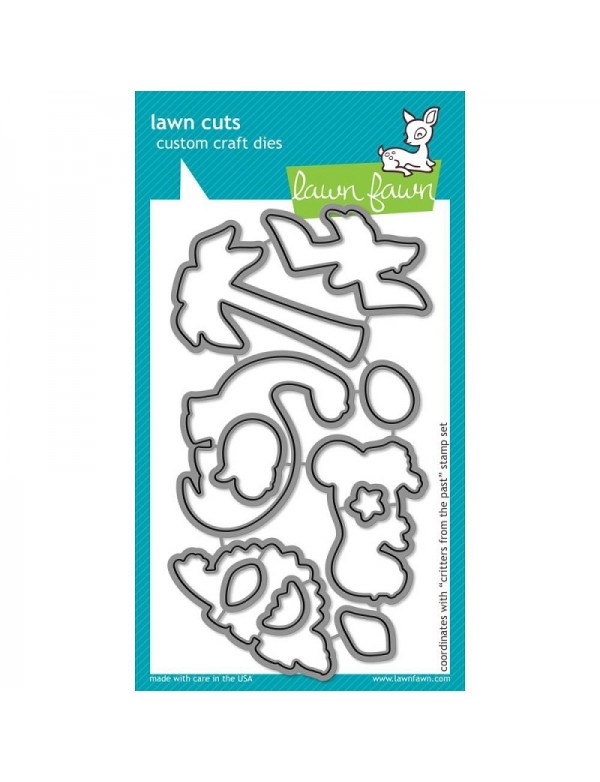Lawn Fawn Cuts Custom Craft Die, Critters From The Past