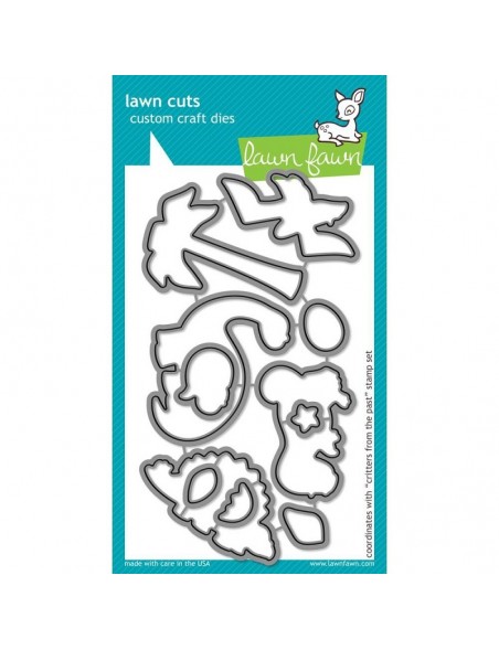 Lawn Fawn Cuts Custom Craft Die, Critters From The Past