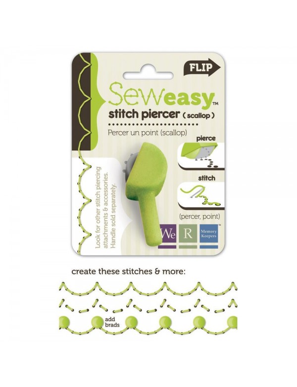 We R Memory Keepers Sew Stamper Stitch Head Scallop