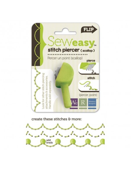 We R Memory Keepers Sew Stamper Stitch Head Scallop