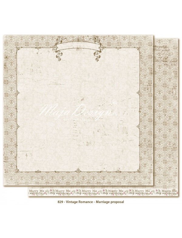 Maja Design Vintage Romance, Marriage proposal
