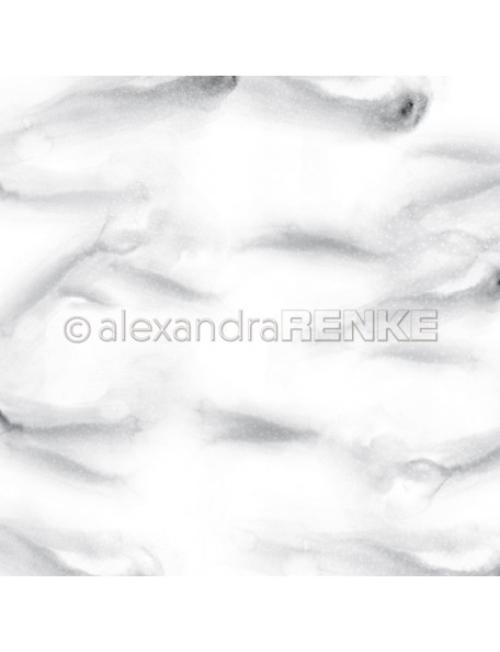 Papel Rafaga de nieve Gris/ Schneegestöber grau - Alexandra Renke