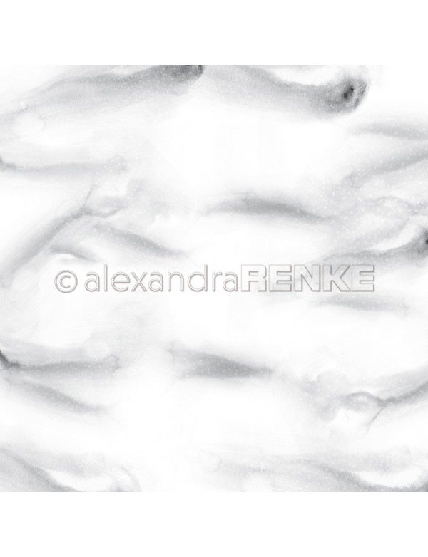 Papel Rafaga de nieve Gris/ Schneegestöber grau - Alexandra Renke