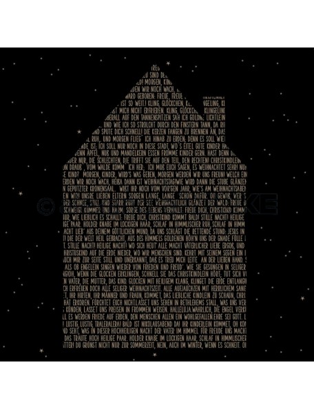 Alexandra Renke Cardstock de una cara 30,5 x 30,5 cm, Casa de Oro/Goldenes Typohaus