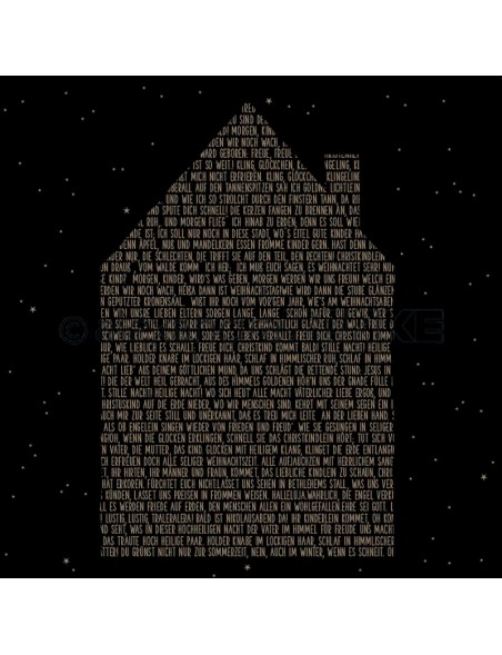 Alexandra Renke Cardstock de una cara 30,5 x 30,5 cm, Casa de Oro/Goldenes Typohaus