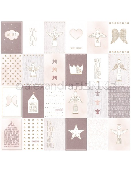 Alexandra Renke Cardstock de una cara 30,5 x 30,5 cm, Tarjetas Nubes/Kärtchenbogen Wolke 7
