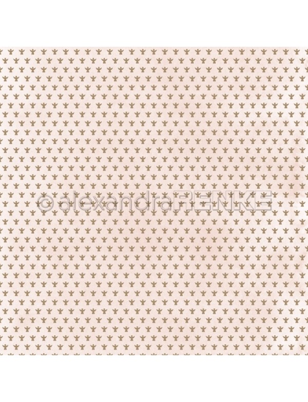 Alexandra Renke Cardstock de una cara 30,5 x 30,5 cm, Angeles de Oro