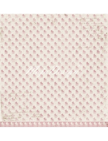 Maja Design Vintage Baby Cardstock de doble cara 12"x12", Our little miracle
