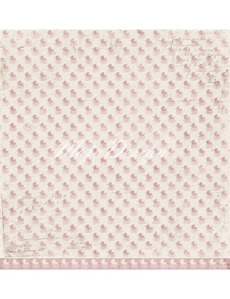 Maja Design Vintage Baby Cardstock de doble cara 12"x12", Our little miracle