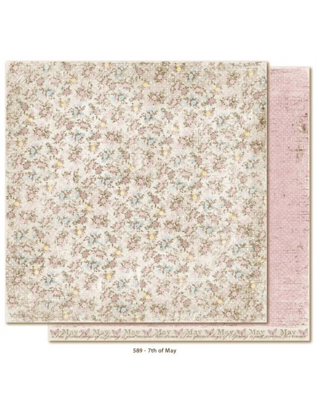 Maja Design Vintage Spring Basics Cardstock de doble cara 12"x12", 7th of May