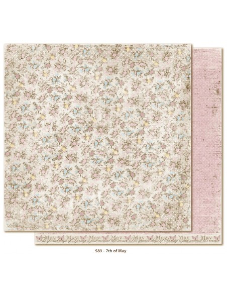 Maja Design Vintage Spring Basics Cardstock de doble cara 12"x12", 7th of May