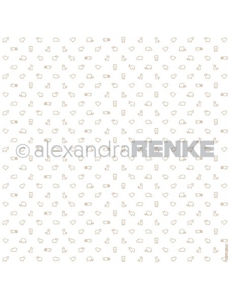 Papel Animales Dorados Pequeños/ Gold Tiere klein - Alexandra Renke