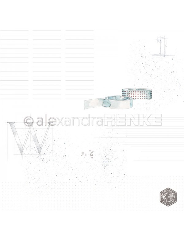 Papel Washitape/ Washitape mit Muster - Alexandra Renke