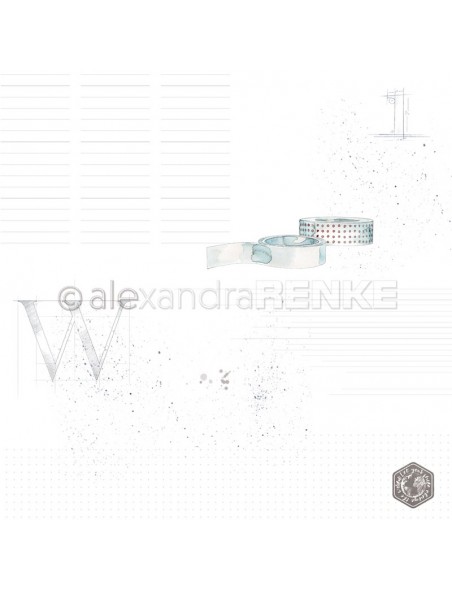Papel Washitape/ Washitape mit Muster - Alexandra Renke