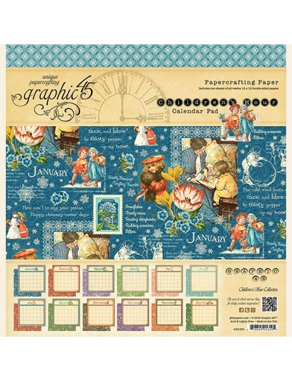 Graphic 45 Children´s Hour Calendar Pad