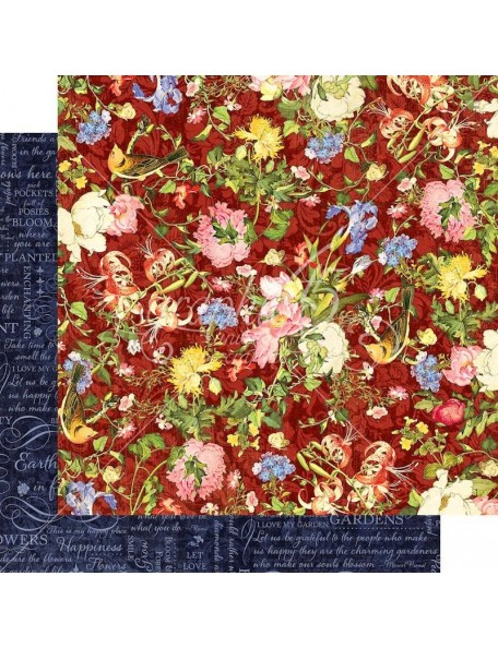 Graphic 45 Floral Shoppe, Scarlet Serenity