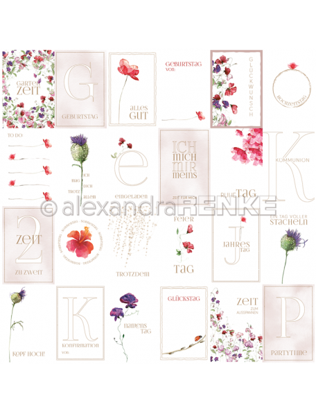 Alexandra Renke, Kärtchenbogen Floral