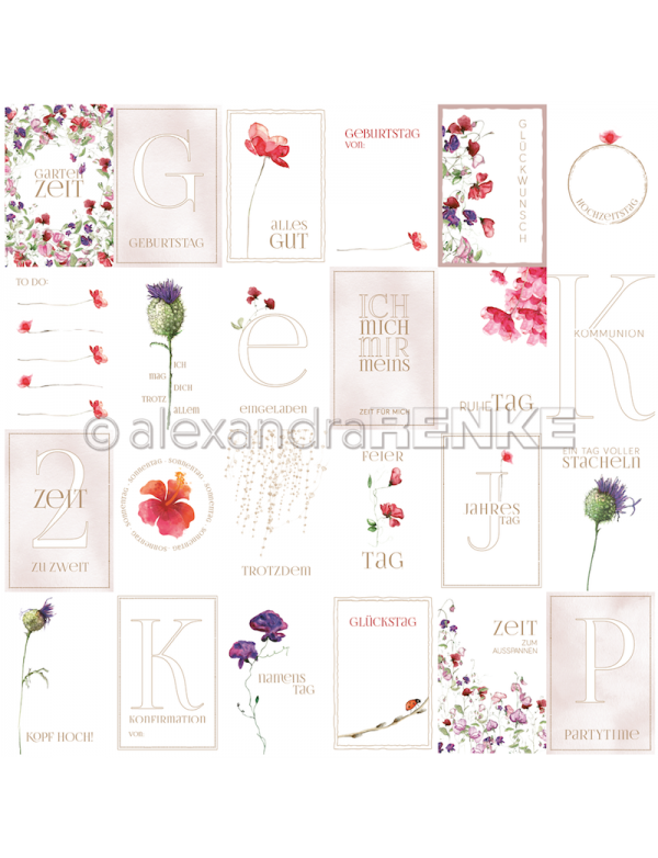 Alexandra Renke, Kärtchenbogen Floral