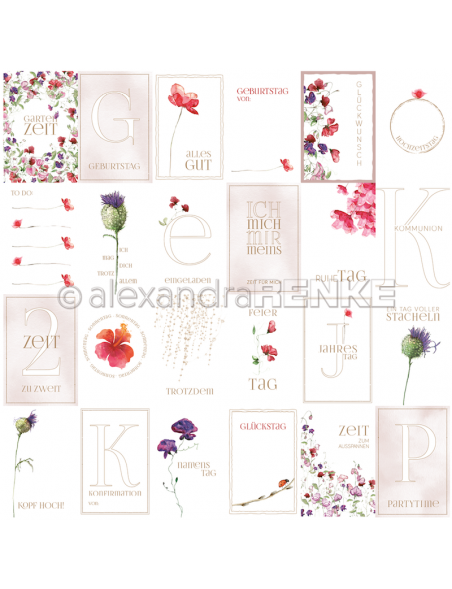 Alexandra Renke, Kärtchenbogen Floral