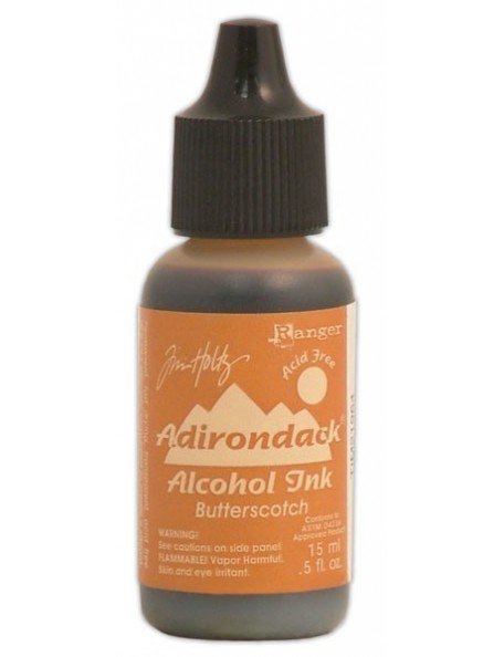 Tim Holtz Butterscotch Adirondack Earthtones Alcohol Ink .5Oz