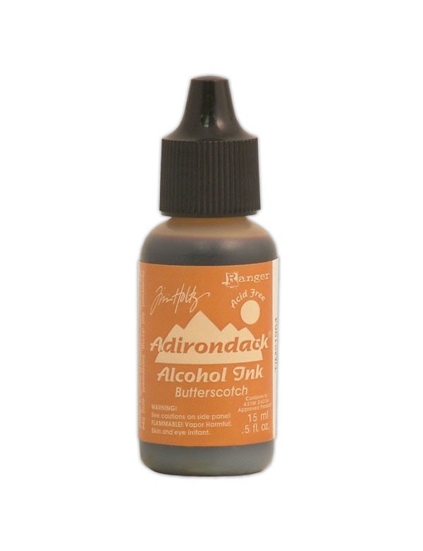 Tim Holtz Butterscotch Adirondack Earthtones Alcohol Ink .5Oz