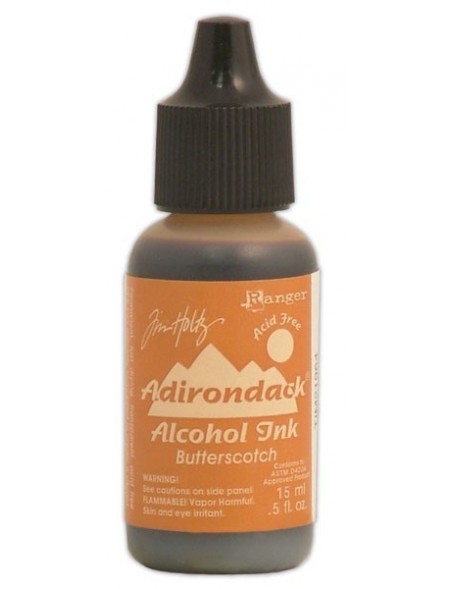 Tim Holtz Butterscotch Adirondack Earthtones Alcohol Ink .5Oz