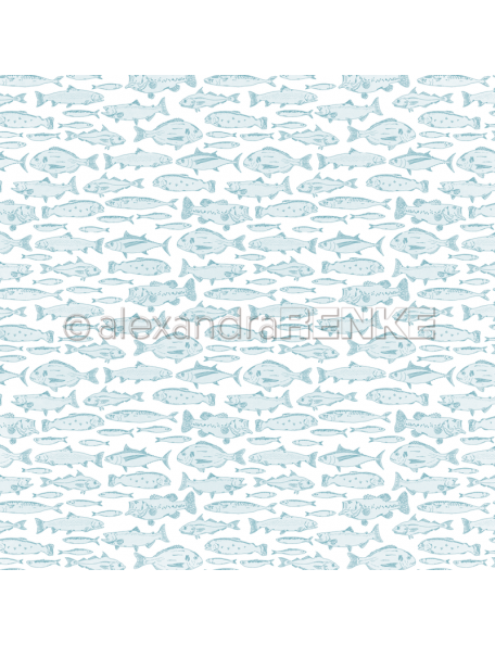 Alexandra Renke, Peces en Blanco/Fische auf weiß