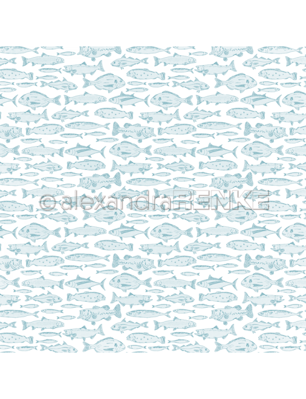 Alexandra Renke, Peces en Blanco/Fische auf weiß