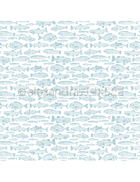 Alexandra Renke, Peces en Blanco/Fische auf weiß