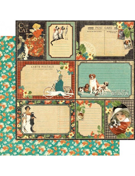 Graphic 45 Raining Cats & Dogs, Four Legged Friend