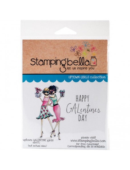 Stamping Bella Cling Stamps-Gwyneth & Gloria Celebrate Galentines	