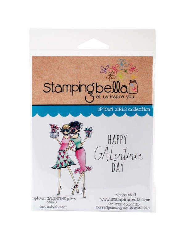 Stamping Bella Cling Stamps-Gwyneth & Gloria Celebrate Galentines	