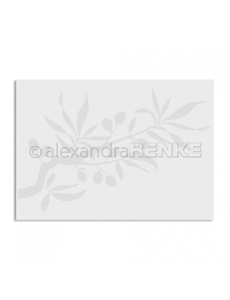 Alexandra Renke Embossing Folder Rama de Olivo/Olivenzweig
