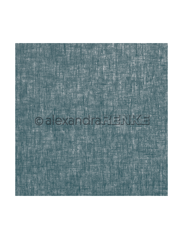 Alexandra Renke Cardstock de una cara 30,5x30,5 cm, Leinen Dunkelpetrol