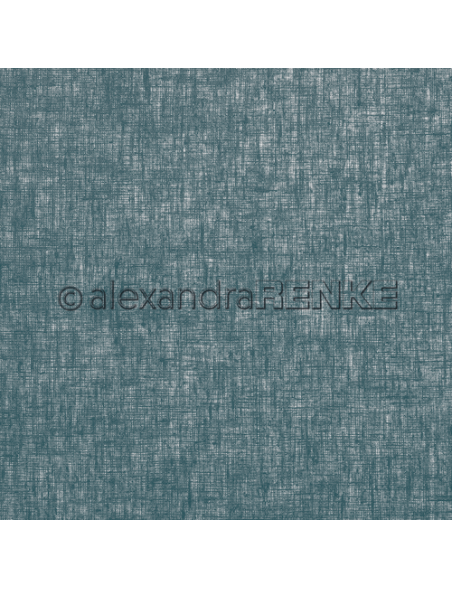 Alexandra Renke Cardstock de una cara 30,5x30,5 cm, Leinen Dunkelpetrol