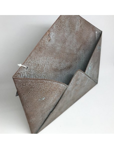 Copper Patina Metal Envelope 9"X10"