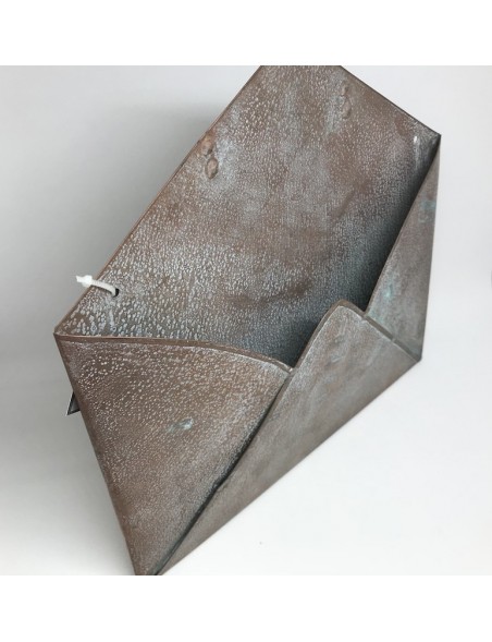 Copper Patina Metal Envelope 9"X10"