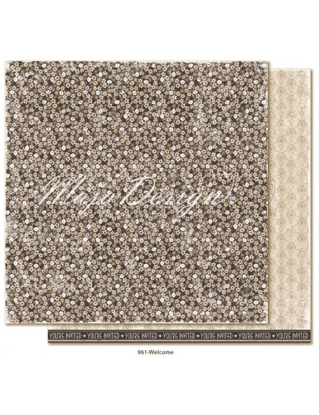 Maja Design Celebration Cardstock de doble cara 12"x12", Welcome