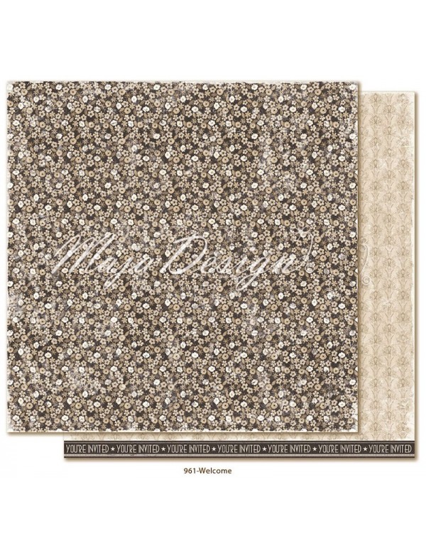 Maja Design Celebration Cardstock de doble cara 12"x12", Welcome
