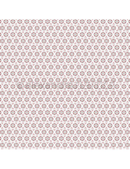 Alexandra Renke Cardstock de una cara 30,5x30,5 cm, Schneeflockenblume Muster