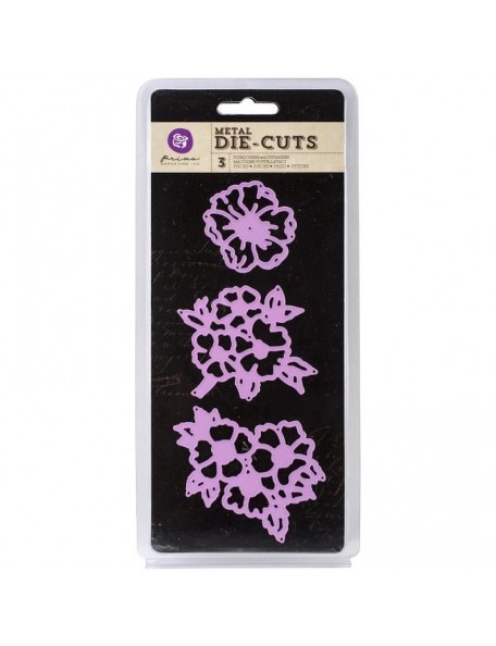 ima Marketing Purple TROQUEL Flores 3" 3 PZAS