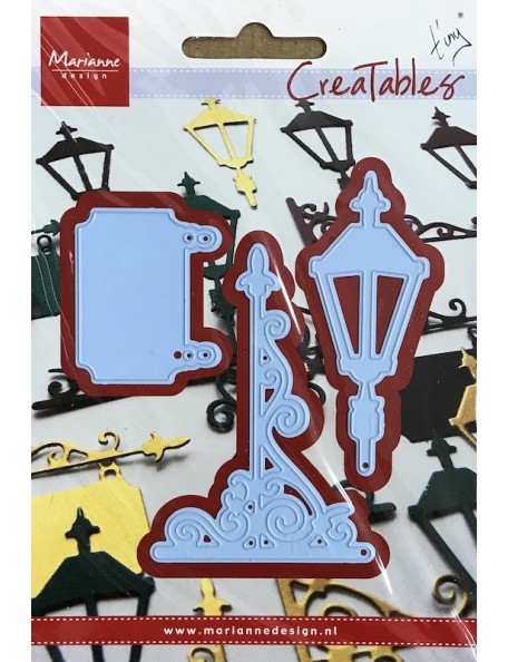 Marianne Design Creatables Troquel Linterna y Cartel, hasta 2"X3"   