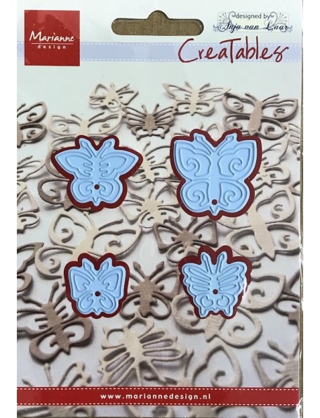Marianne Design Creatables Troquel Mariposas/Butterflies, 1.18"X1.18" 