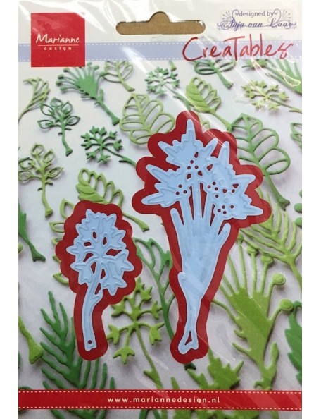 Marianne Design Creatables Troquel de Hojas 4, 3"X1.25"   